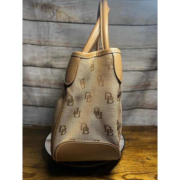 Dooney & Bourke Classic DB Monogram Shoulder Bag - Picture 3 of 8